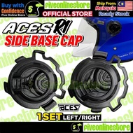 ACES R1 Helmet Visor Side Base Cap 1 Set Left & Right R1 Helmet Side Cover Gear Base Topi Keledar AC