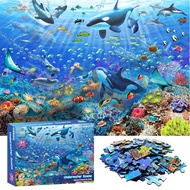 Puzzles for Kids Ages 4-8 6-8 8-10 Year Old - Underwater Scene - 100 Pieces Jigsaw Puzzle for Kids L