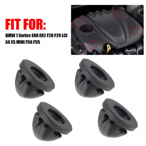 4pcs Car Engine Cover Rubber Mount Grommet Bush Bump Stops Accesssories for BMW 1 Series E88 E82 F20