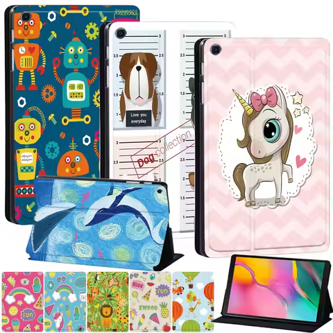 Tablet Folding Folio Case for Samsung Galaxy Tab A7 10.4 2020 T500/Tab A 8.0 2019/Tab A 10.5/Tab A A