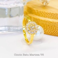 Cincin Emas Bunga Matahari Minimalist Gold Ring 916/22k