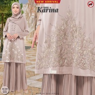 Mewah Exclusive Baju kurung Moden RIAU KARINA Clothing Set kurung