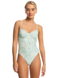 ROXY ชุดว่ายน้ำวันพีซ Womens Rib Roxy Love The Muse One-Piece Swimsuit 233 ERJX103574-BHB7