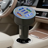 66/75W Car USB Charger, Type-C Fast Charging for Xiaomi/Samsung/iPhone, Car Power Adapter