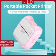 Mini Portable Thermal Printer Mobile Printer Photo Printer Home Phone Picture Printer Sticker Wirele