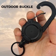 Carabiner Automatic Retractable Wire Buckle Rope Tactical Keychain Belt Keyring Outdoor Carabiner Hook Backpack