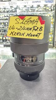 Sigma 14-24mm f2.8 art  for Nikon f mount
