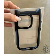 เคสโทรศัพท์ซิลิโคนหูแมวใสอะคริลิค for iPhone 13 14 15 Pro Max XR X XS เคสไอโฟน11 14Plus