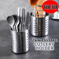 Stainless Steel Cutlery Holder Chopstick Stand Kitchen Utensil Stand Tray Spoon Fork Holder Storage 