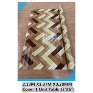 itop Alas Meja 2.13m x 1.37m x 0.28mm Table Cloth Untuk Night Bazaar Pasar Malam