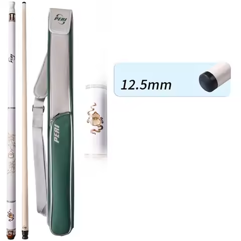 PERI-Ex-Speed Maple Shaft Billiard Pool Cue Stick, 12.5mm Case Set, 58Inch, New