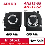 New orignal laptop CPU GPU Cooling Fan For for Acer Nitro 5 AN515-55 AN517-52 FML9 FMAQ DC5V 0.5A DFS5K223052836 EP