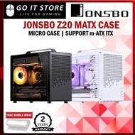 JONSBO Z20 MATX CASE - (BLACK | WHITE) | Mini-ITX / Micro-ATX