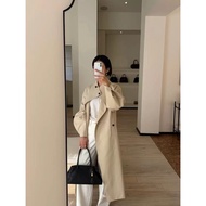 DPS Genuine Korean Dongdaemun Korea Daigou elborn Cotton Stand-Up Collar Outline Long Coat coco m.mo
