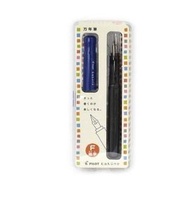 PILOT - PILOT kakuno 微笑鋼筆(Fine 細字) - 灰桿 深藍色筆蓋