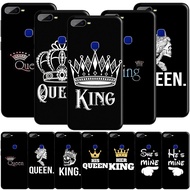 SY_82 King Queen Couple Lovers B Soft Silicone TPU Case for VIVO Y17 Y12 Y15 2020 Y11 Y20  Y19 Y11S 