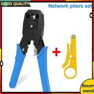 Network Crimper - Connector Crimper Pliers, for Network and TelephoneCables,Ethernet Crimping Hand Tools, Network Cable Tester