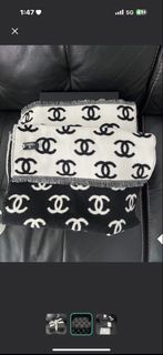 Chanel 雙面羊絨圍巾頸巾