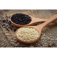 Bijan Putih Bijan Hitam | Black Sesame White Sesame | Biji Lenga 1kg | 500gm | 250gm