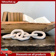 [In Stock]Wood Chain Link Decor,21.6 Hand Carved Decorative Wood Chain,Contemporary Home Decor for F