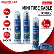 VIVAN CTC100 Type-C Data Cable 1 Meter Flat Mini Tube - Original