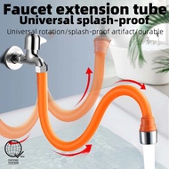 Adjustable Faucet Extension Hose Rotatable Bending Water Faucet Tube Pipe Hose Extender Adapter Fauc