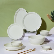 High-looking Bowls, Plates, Tableware, Large Bowls And Plates Set, Household Underglaze Color Plate