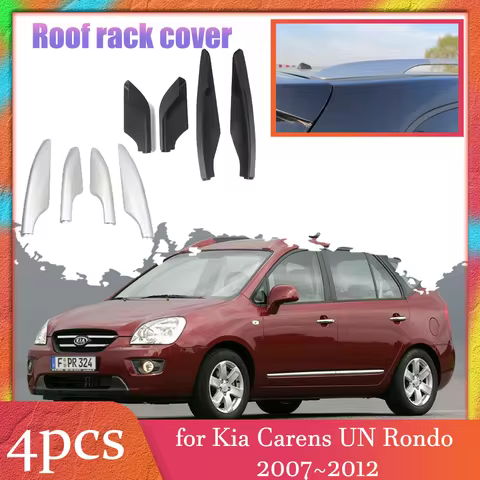 Car Roof Rack Cover for Kia Carens UN Rondo 2007~2012 2008 2009 2010 Luggage Bar Part Rail End Shell