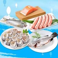 【戀戀蚵仔寮】家庭日常必備鮮味(鮭魚菲力、白帶魚卷花、飛魚卵)