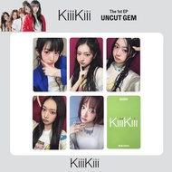 5-8pcs KIIIKIII UNCUT GEM Alumb WM SW MS Lomo Cards I DO ME Digging Ground work Starship Card KPOP P