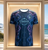 2026 Summer Sporting Kansas City Soccer Jersey Men's Comfortable T-shirt Casual Quick Drying Suitabl