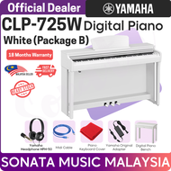 Yamaha Clavinova Digital Piano CLP-725 WH (WHITE) PACKAGE B - (clp 725 / clp725 / clp-725 / CLP725 / CLP 725)