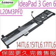 LENOVO IdeaPad 3 Gen 6，14ITL6，15ITL6，17ITL6 聯想原裝 L20M3PF0
