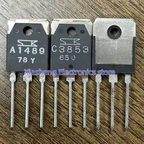 New Original 2Pairs 2SA1489 A1489 + 2SC3853 C3853 TO-3P Transistor In Stock Good Quality