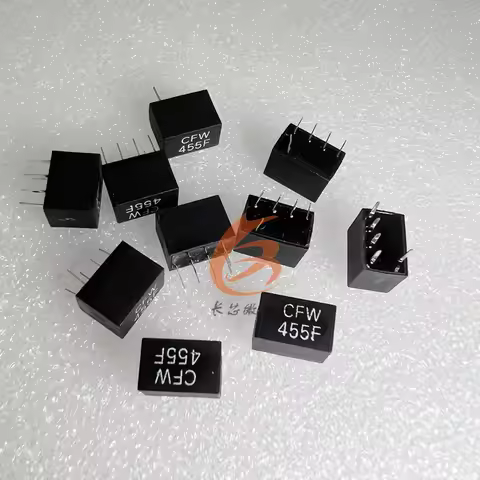 10PCS/LOT 455KHZ ceramic filter 455F 1+4 DIP5IN walkie talkie specific filter LT455F