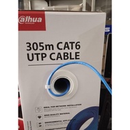 Dahua CAT6 LAN Cable 1 Roll 305M | UTP CAT6 Cable Dahua CAT6 LAN Cable 1 Roll 305M