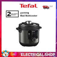 {FREE SHIPPING} Tefal 7.6L Pressure Cooker CY7778 Turbo Cuisine Maxi Multicooker (10 Programs) XL Size (Black)