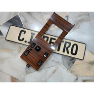 W124 ZEBRANO WOOD PANEL CENTER CONSOLE POWER WINDOW MAIN SWITCH SET MERCEDES BENZ