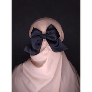 "Big Ribbon" mask connector,/sailorbow ribbon,/ ribbon connector largesatin,/pita mask connector bow