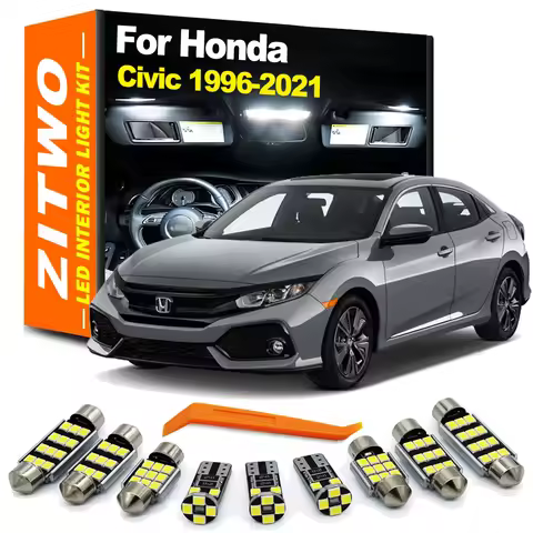 ZITWO LED Interior Light Kit For Honda Civic VI VII VIII IX X 6th 7th 8th 9th 10th Gen 1996-2016 201