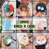 【𝟮𝟰𝗵𝗿 𝗦𝗛𝗜𝗣】OPPO Enco X Cartoon Cute Case Wireless Earbuds Case Cover Protective Soft Silicone Case Earphone