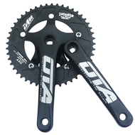 Single Speed Bicycle Crankset Chainwheel 170mm Crank Arms 130 BCD Chainwheel 48T Fixie Crankset