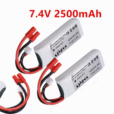 Rechargeable Lipo battery 7.4V 2500mAh 40C for Syma X8C X8W X8G X8 HG899 RC Drones Quadcopter Spare