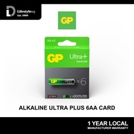 GP Alkaline Ultra Plus 6AA Card