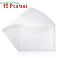 AUGUSTINE File holder School Supplies Envelope Bag A5/A4 Plastic Document Bags Paper Storage Transpa