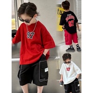 baby boy kids 4-13 years T-shirt  cool boy Handsome cute bear