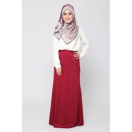 Azra Skirt by Hayli HYA001 Red