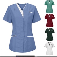 Scrub Suit Set Scrub Suit Plus Size Scrub Suit Women Female Scrub Suit Set Doctor Nurse Uniform Care