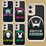 R118 Overwatch Game Casing for OPPO A57s A36 A77 A77s A96 A57e A57 A76 White