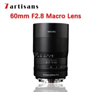 7artisans 60mm F2.8 Macro Lens 1:1 Magnification Manual Focus for Canon Eos-M/RF/Sony E/Fuji/M43/Nikon Z Mount Camera